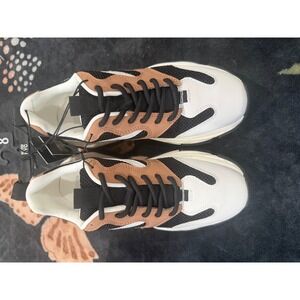 Madden NYC Womens Chunky Platform Sneakers Colorblock White Tan Black Size 8 NEW